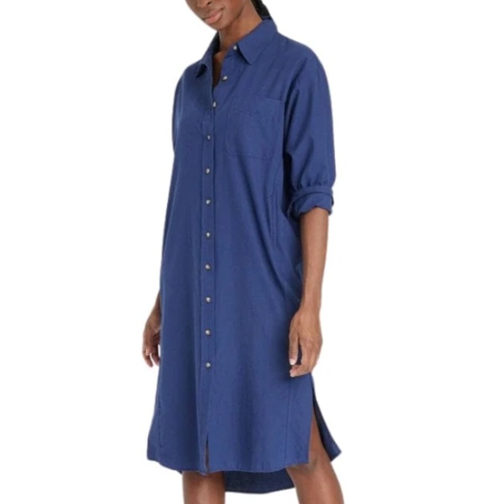 Universal Thread Target women’s Long Sleeve Button Down Shirt Dress Size Small